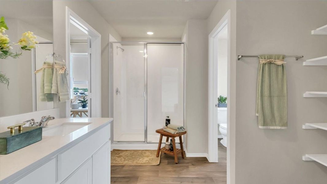 Furnished interior view inside a new home in Durango, Mustang Ridge (Image 25).