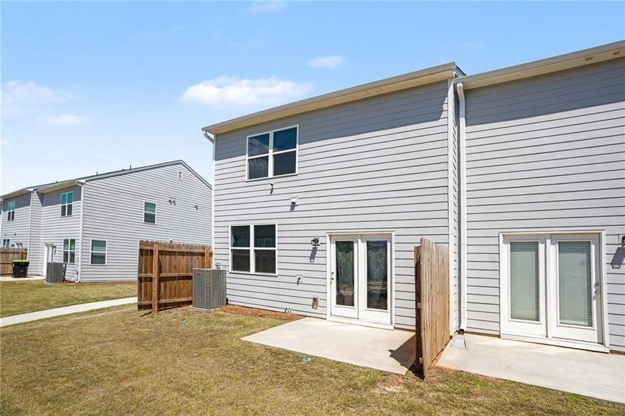 Exterior details and patio area of a home in , Locust Grove (Image 4).