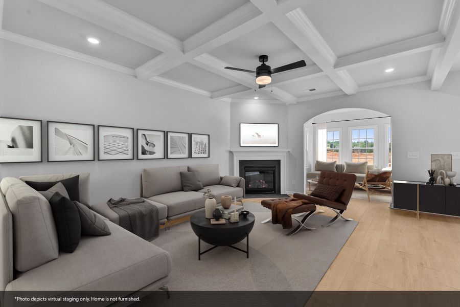 Furnished interior view inside a new home in Fieldstone, Lexington (Image 8).