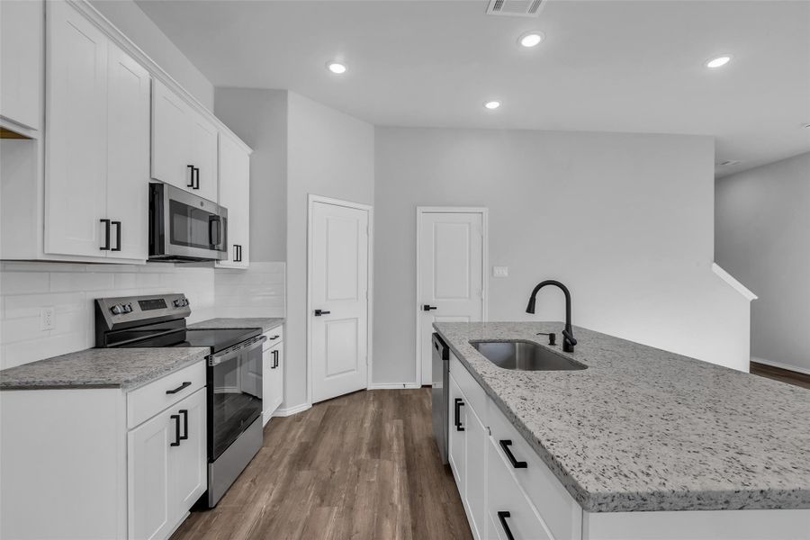 Furnished interior view inside a new home in , Cleveland (Image 12).