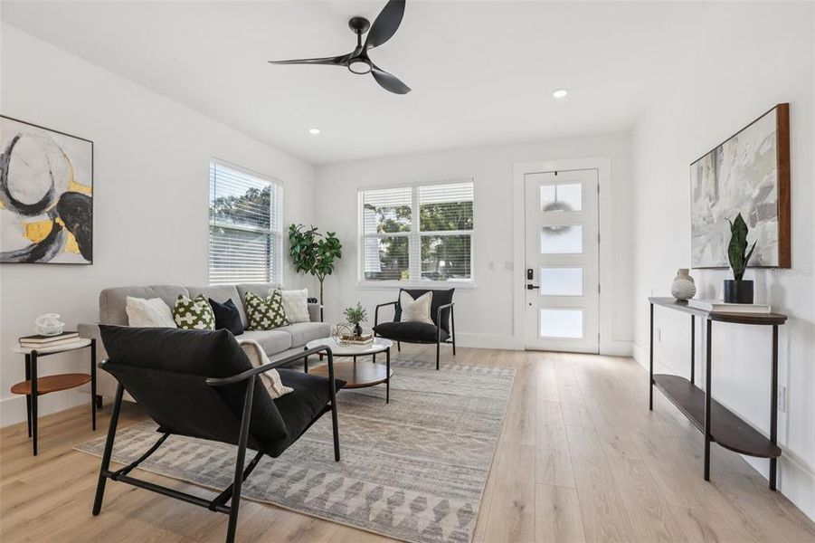 Furnished interior view inside a new home in , Tampa (Image 15).