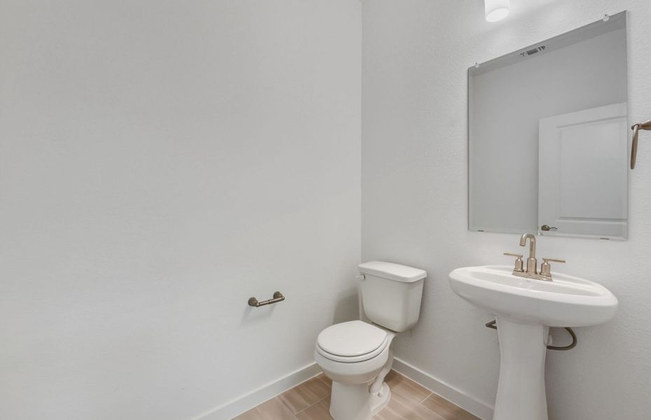 Furnished interior view inside a new home in Crosswinds, Kyle (Image 9).