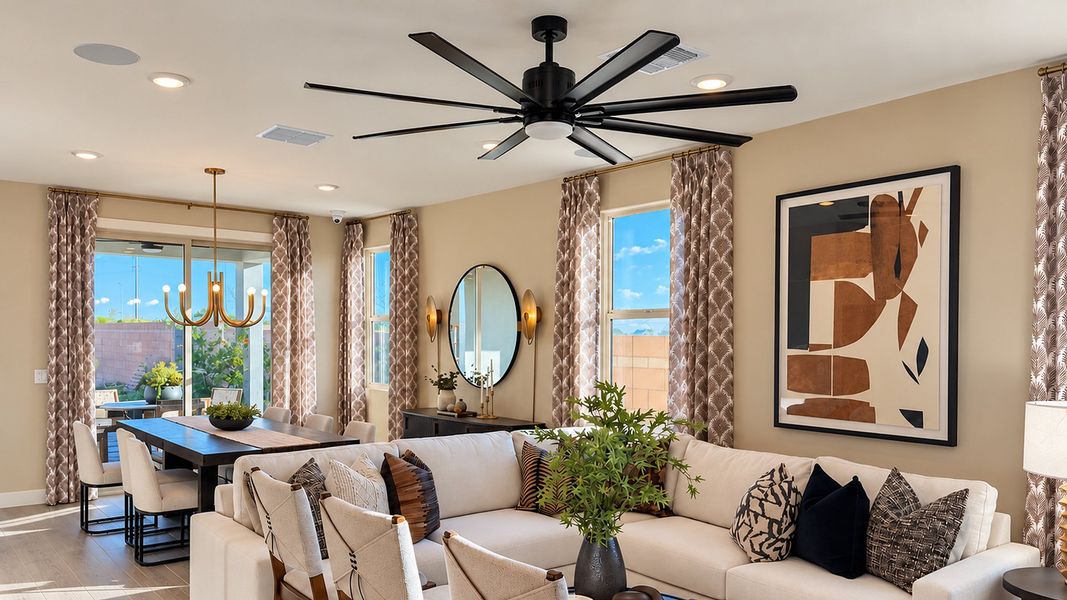 DRB Homes Silver Cross San Tan Valley AZ Living Room