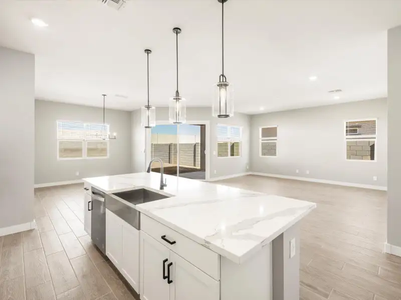 Furnished interior view inside a new home in Paloma Creek - Signature Series, Surprise (Image 5). Furnished interior view inside a new home in Paloma Creek - Signature Series, Surprise (Image 5).