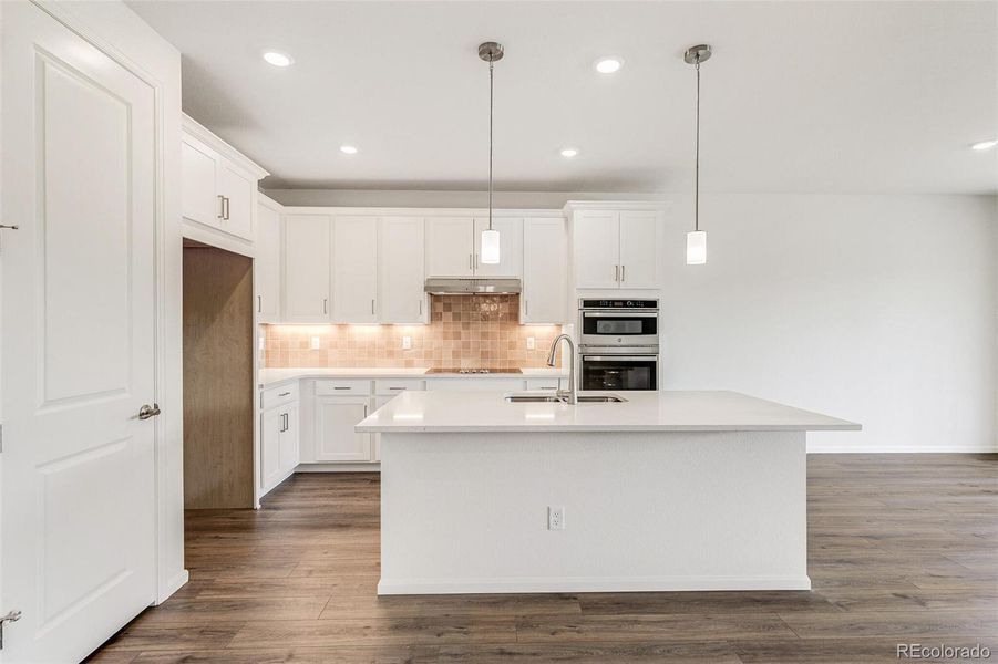 Furnished interior view inside a new home in Terrain Oak Valley, Castle Rock (Image 9).