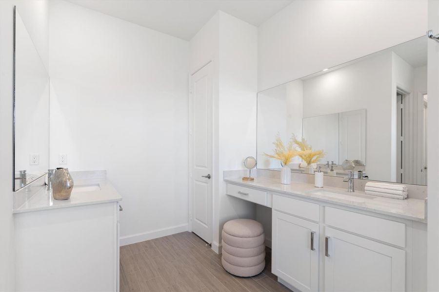 Furnished interior view inside a new home in , The Acreage (Image 31). Furnished interior view inside a new home in , The Acreage (Image 31).