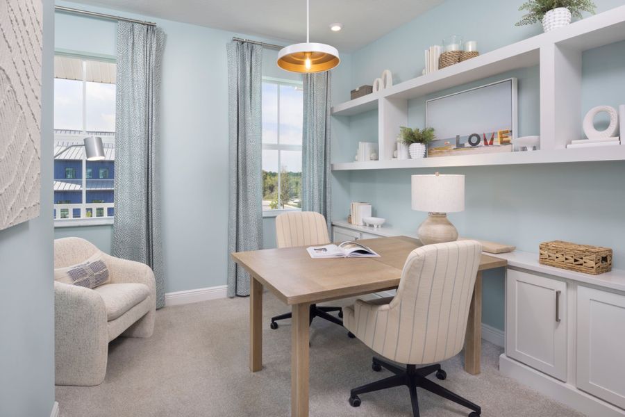 Representative furnished interior of a home built from the Oxeye by Mattamy Homes in Newfield, Palm City (Image 15).
