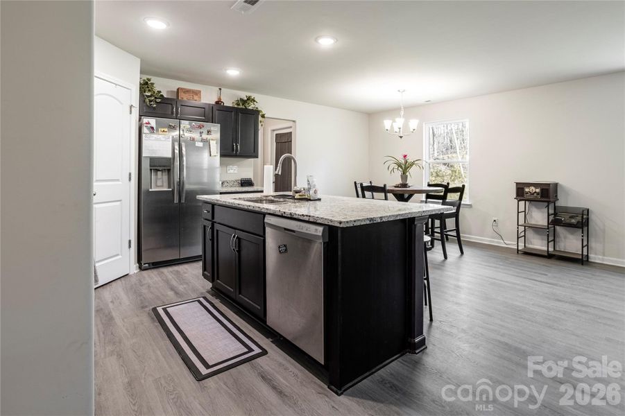 Furnished interior view inside a new home in , Kings Mountain (Image 26).
