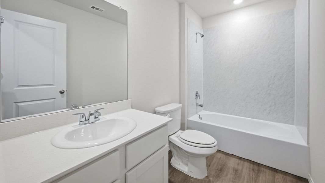 Representative furnished interior of a home built from the Abbot by D.R. Horton in Sweetwater Springs, Sherman (Image 12).