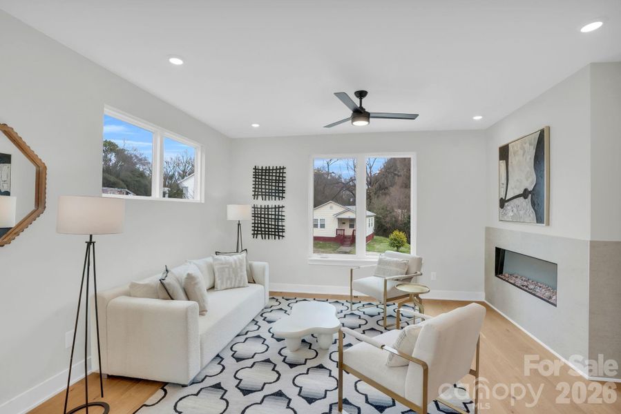 Furnished interior view inside a new home in , Charlotte (Image 12).
