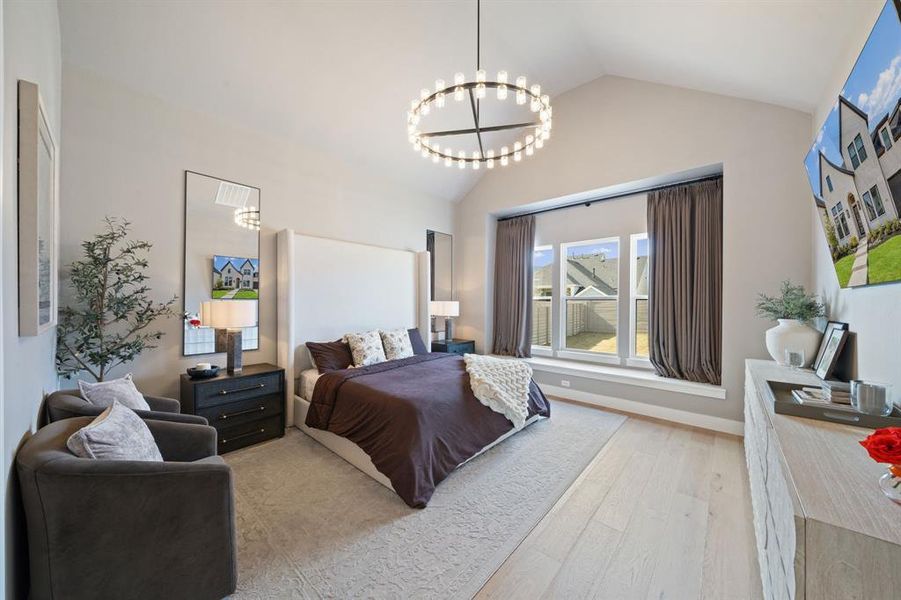 Furnished interior view inside a new home in Painted Tree 60' Series, McKinney (Image 38).