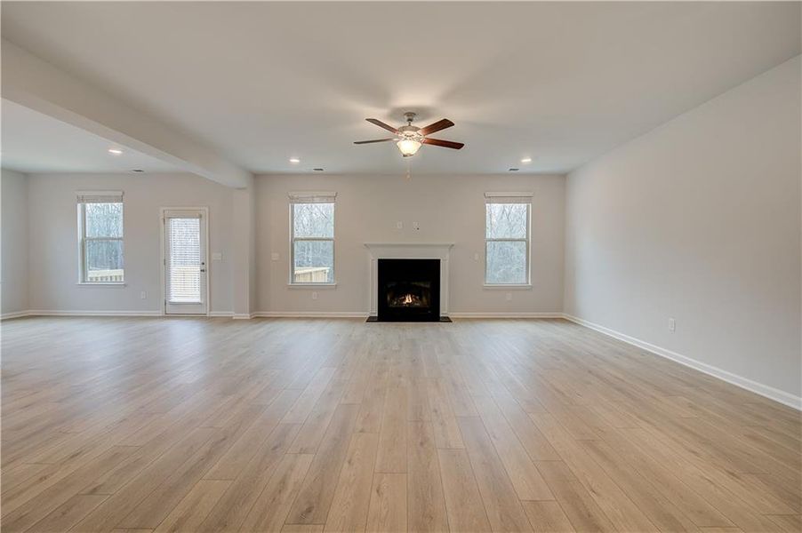 Spacious, unfurnished interior of a new home in Trinity Park, McDonough (Image 27). Spacious, unfurnished interior of a new home in Trinity Park, McDonough (Image 27).