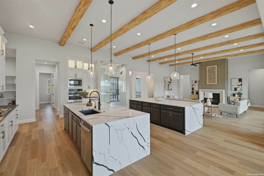 Furnished interior view inside a new home in , San Antonio (Image 33).