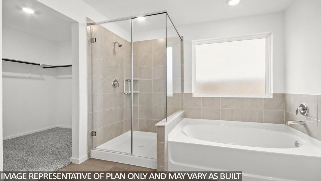 Furnished interior view inside a new home in Granger Pines, Conroe (Image 7).