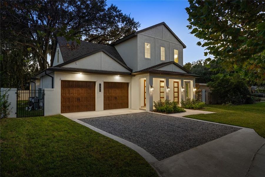 Front exterior of a new home in , Winter Park, FL, highlighting curb appeal (Image 25).