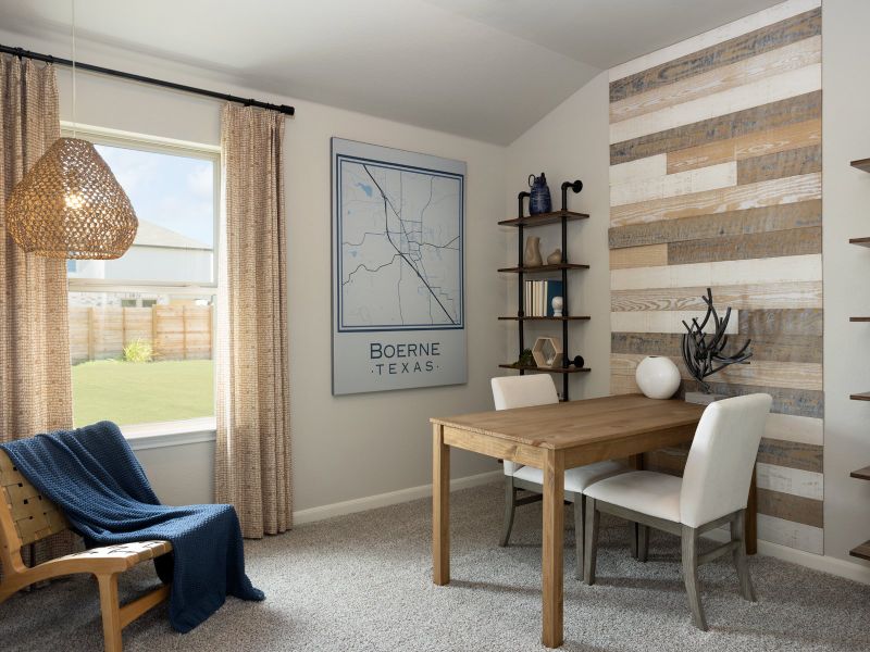 Utilize the spacious flex space as a home office or however best suits your family's needs.