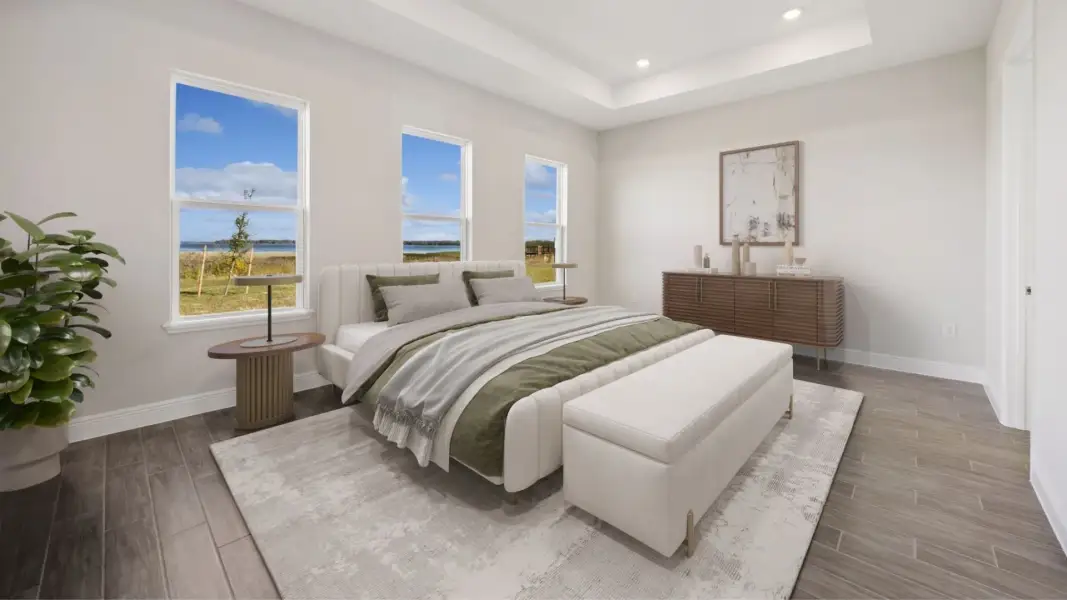 Furnished interior view inside a new home in Buena Lago, St. Cloud (Image 9).
