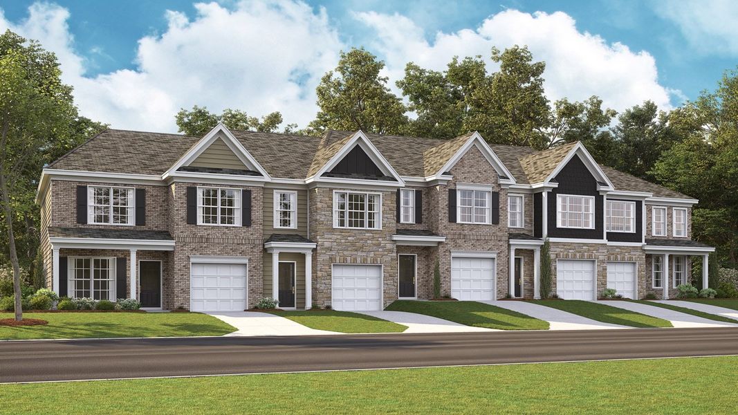 Representative exterior photo of a completed home built from the MEDFORD by D.R. Horton in Campbell Place, Lebanon, TN (Image 20).