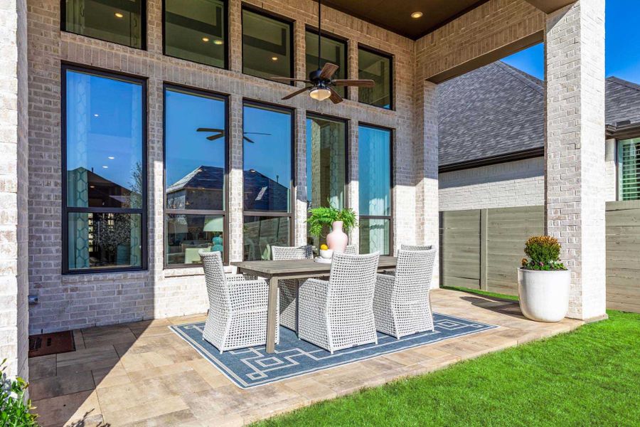 Representative Patio - some options shown Representative Patio - some options shown