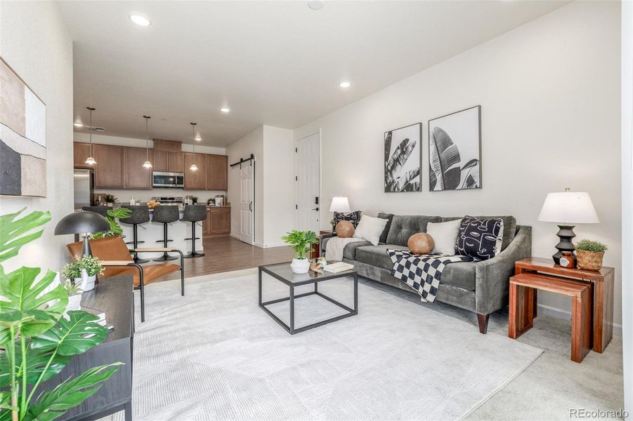 Furnished interior view inside a new home in , Parker (Image 4). Furnished interior view inside a new home in , Parker (Image 4).