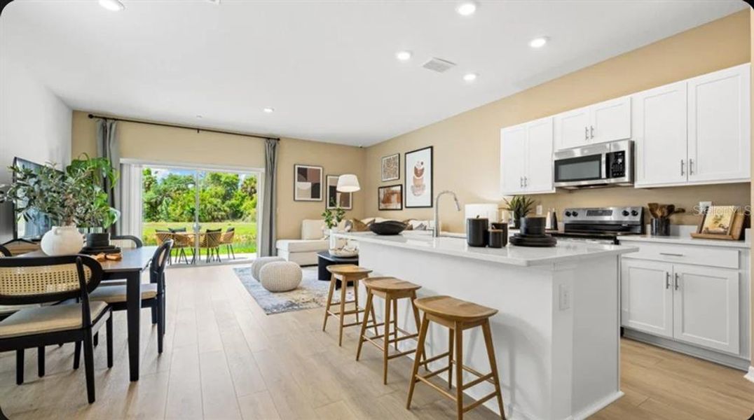 Furnished interior view inside a new home in The Towns at Tiburon, Nokomis (Image 9).