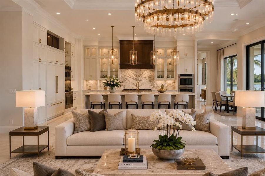 Furnished interior view inside a new home in , Odessa (Image 6).