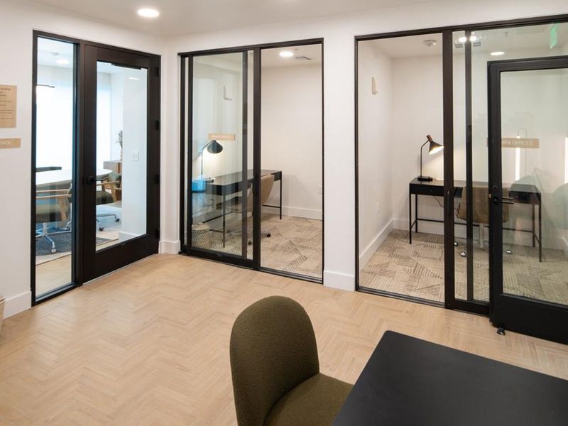 Furnished interior view inside a new home in One Oak, Austin (Image 17).