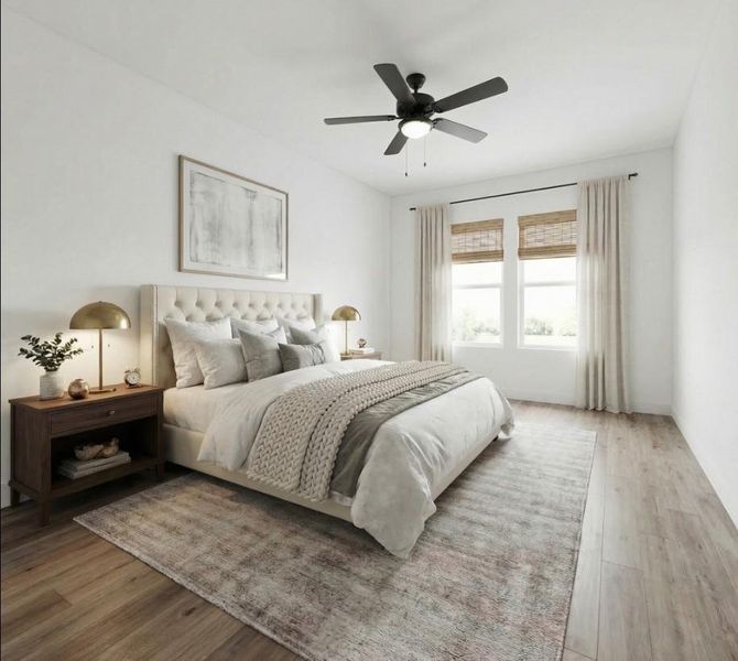 Furnished interior view inside a new home in , Houston (Image 4).