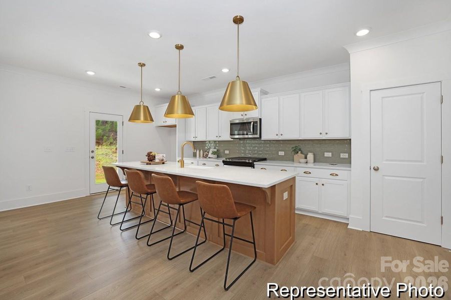 Furnished interior view inside a new home in , Statesville (Image 4).