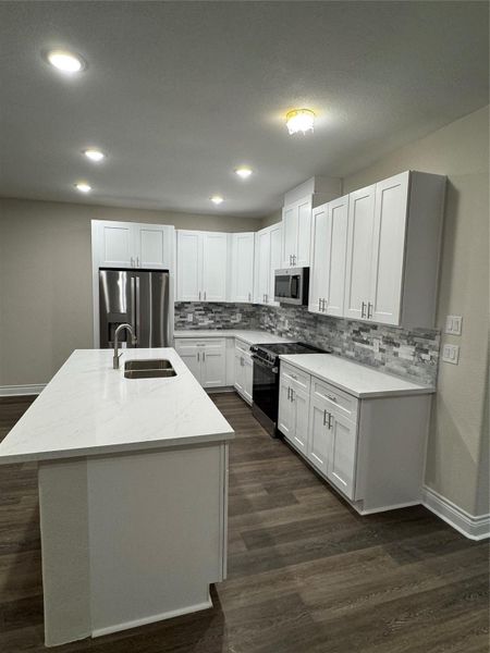 Furnished interior view inside a new home in , Willis (Image 6).