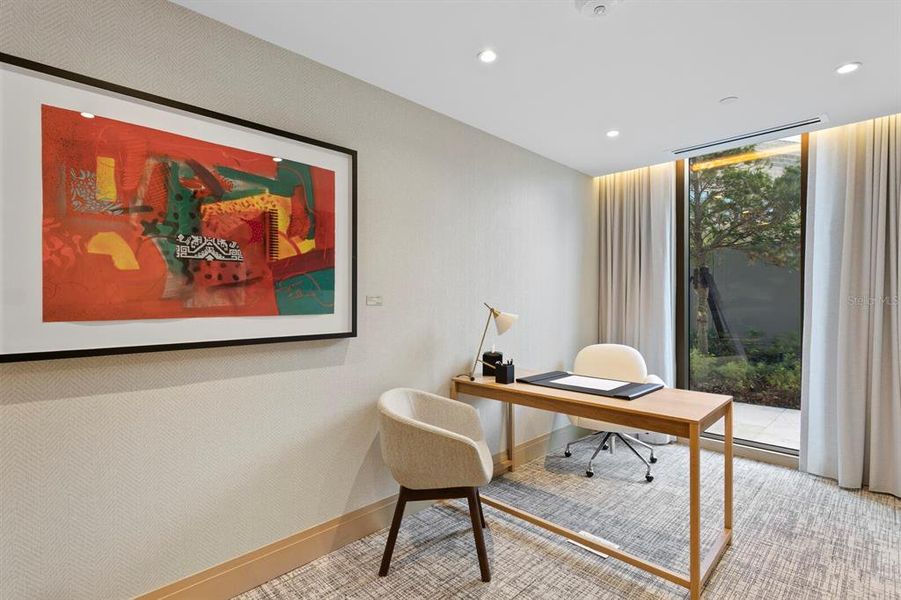 Furnished interior view inside a new home in , Tampa (Image 58). Furnished interior view inside a new home in , Tampa (Image 58).