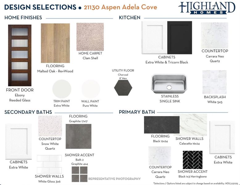 Sample of building materials used in homes in Emory Glen, Magnolia (Image 2). Sample of building materials used in homes in Emory Glen, Magnolia (Image 2).