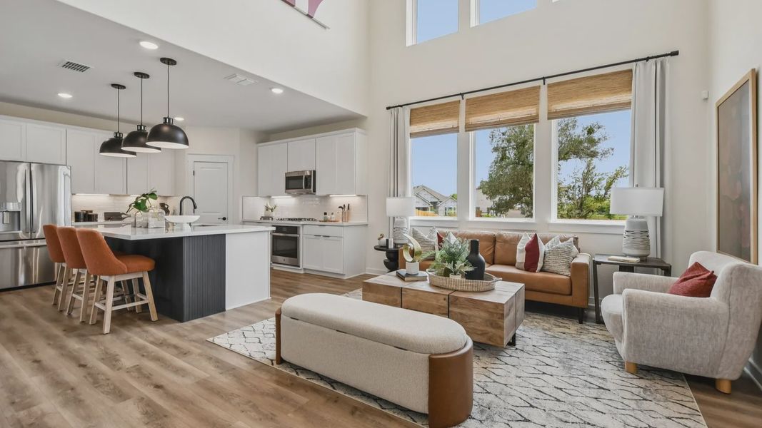 Furnished interior view inside a new home in Creeks Crossing, Elgin (Image 7).