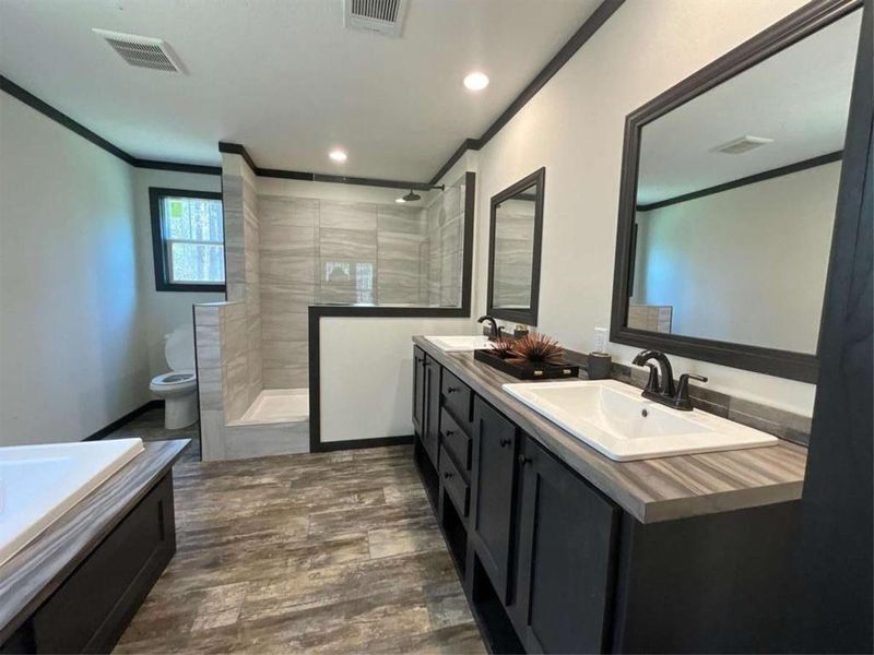 Furnished interior view inside a new home in , Eatonton (Image 11).