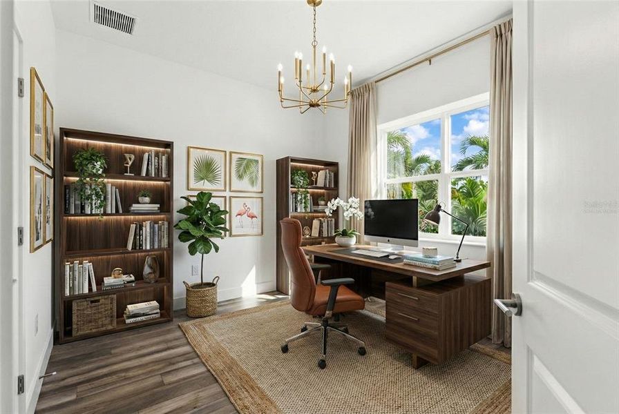 Furnished interior view inside a new home in , Weeki Wachee (Image 5).