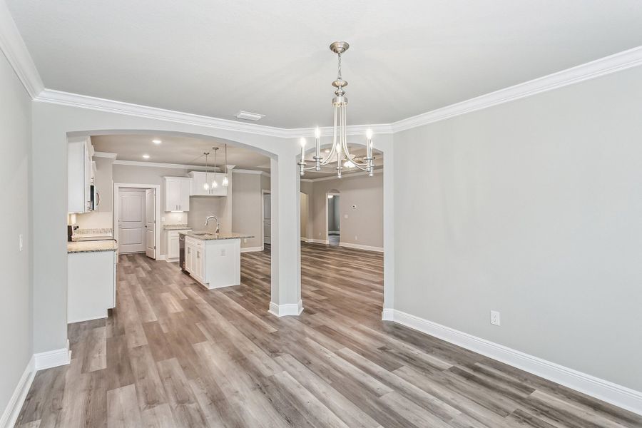 Representative unfurnished interior of a home built from the The Sapphire Estate by Herbst Homes in Walther Reserve, Milton (Image 23).