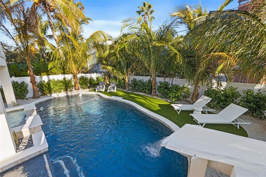 Exterior details and patio area of a home in , Sarasota (Image 26).