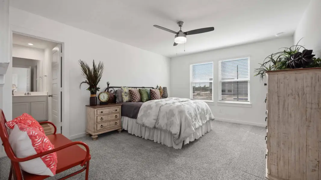 Representative furnished interior of a home built from the Cade by D.R. Horton in Alexander Townhomes, Pearland (Image 11). Representative furnished interior of a home built from the Cade by D.R. Horton in Alexander Townhomes, Pearland (Image 11).