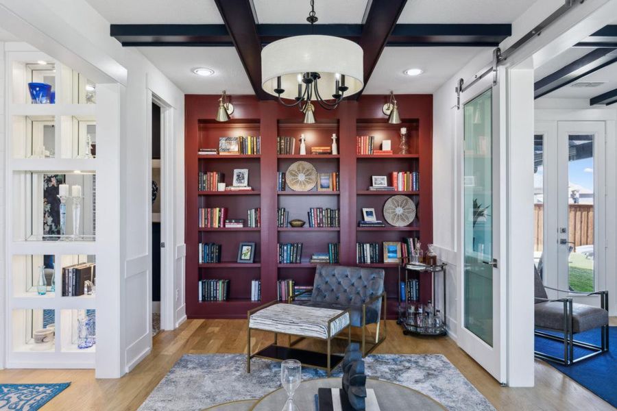 Furnished interior view inside a new home in South Pointe, Mansfield (Image 8). Furnished interior view inside a new home in South Pointe, Mansfield (Image 8).