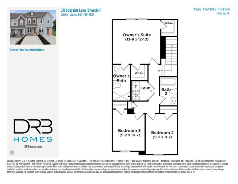 2D floor plan layout of this home in Clarke Townes, Anderson, SC (Image 6). 2D floor plan layout of this home in Clarke Townes, Anderson, SC (Image 6).