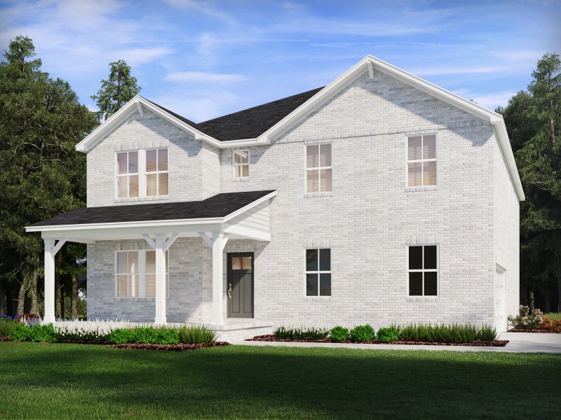 Representative exterior photo of a completed home built from the Turner by Meritage Homes in Benders Cove - Estate Series, Mount Juliet, TN (Image 2).