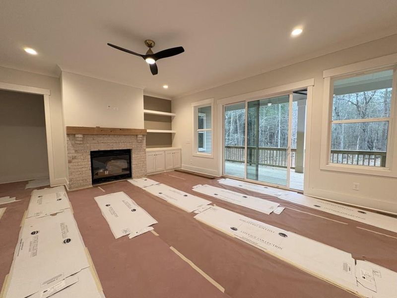 In-progress construction of a new home in , Cumming, GA (Image 10).