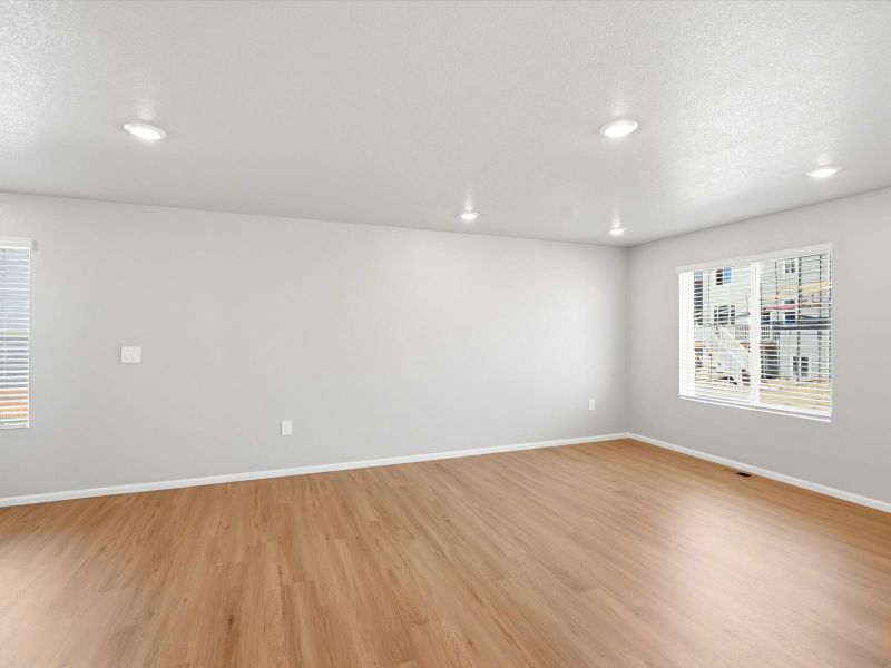Spacious, unfurnished interior of a new home in Lorson Ranch: The Trail Collection, Colorado Springs (Image 10). Spacious, unfurnished interior of a new home in Lorson Ranch: The Trail Collection, Colorado Springs (Image 10).