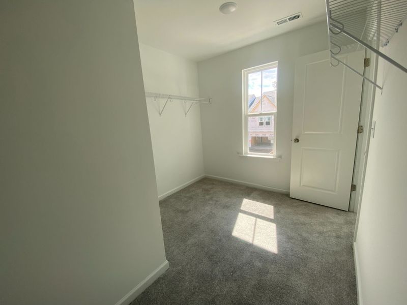 Ryken Primary Walk-In Closet featuring Industrial Finishes