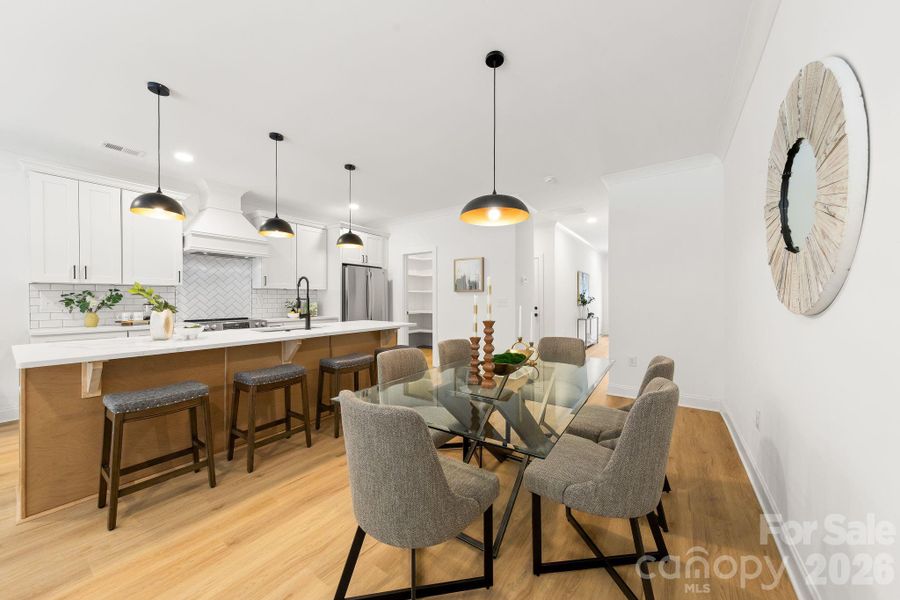 Furnished interior view inside a new home in , Charlotte (Image 14).