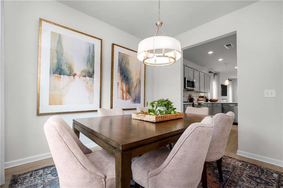 Furnished interior view inside a new home in Capstone Estates, Apison (Image 7).