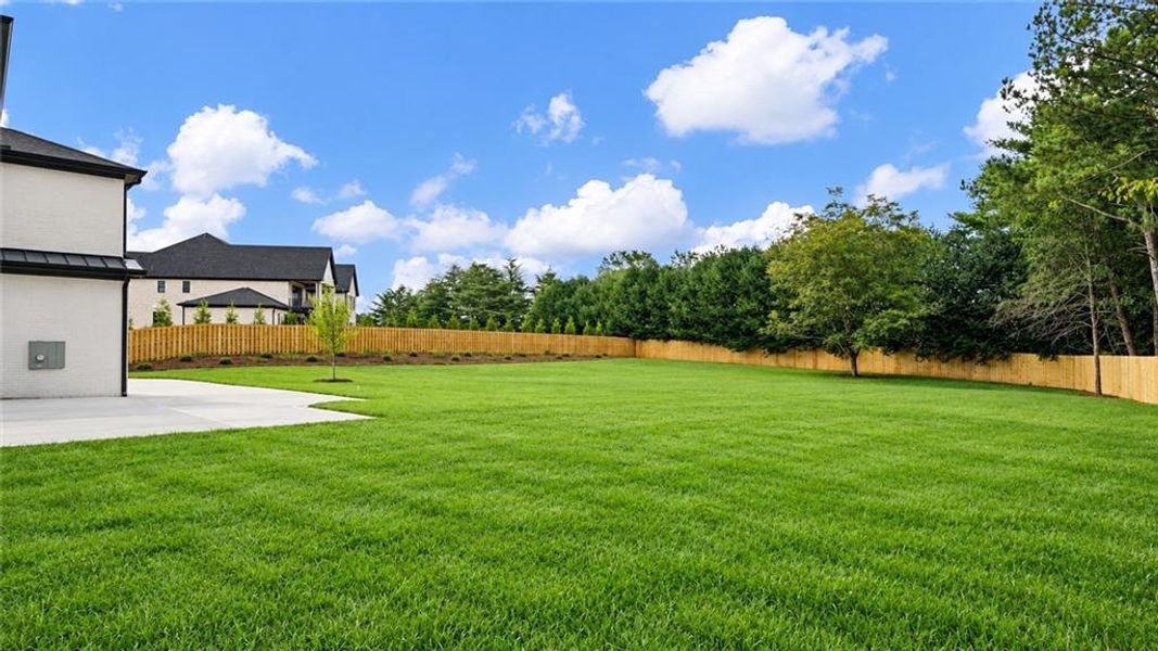 Exterior details and patio area of a home in , Buford (Image 31).