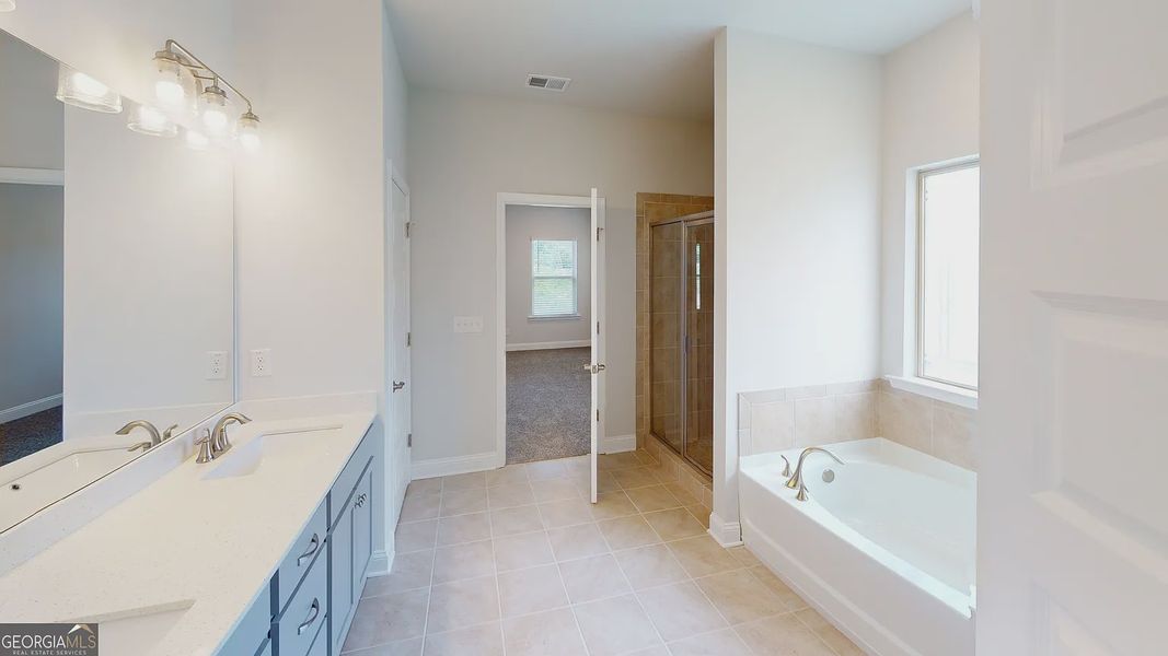 Furnished interior view inside a new home in Holliday Pass, Griffin (Image 6).