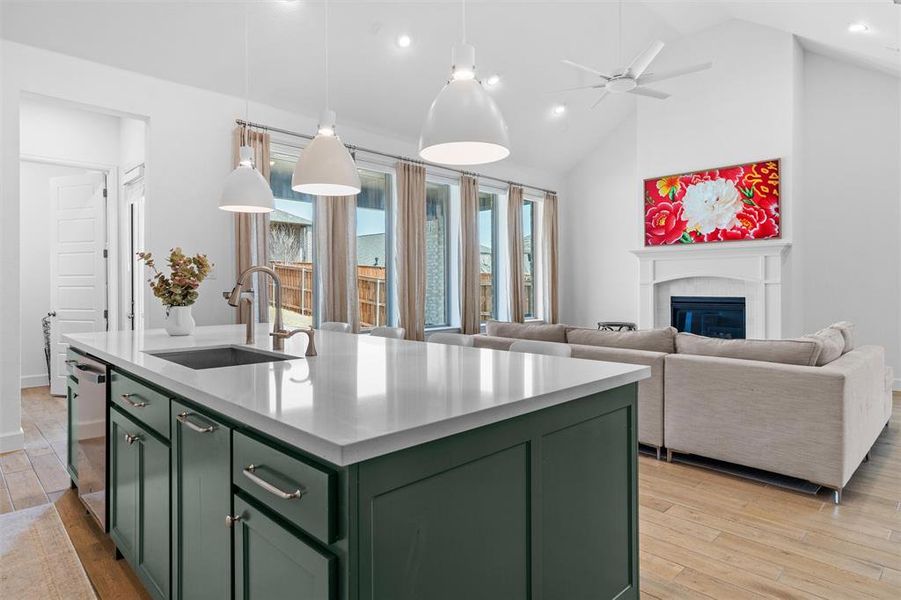 Furnished interior view inside a new home in Walsh, Fort Worth (Image 16).