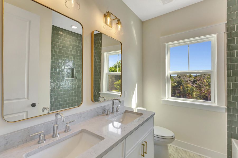 Furnished interior view inside a new home in , Isle Of Palms (Image 8).